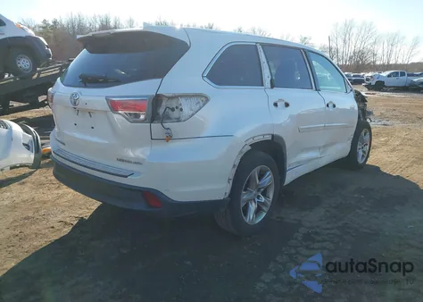 2015 Toyota Highlander Limited Platinum V6 из США, поврежденный, VIN 5TDDKRFH1FS101194